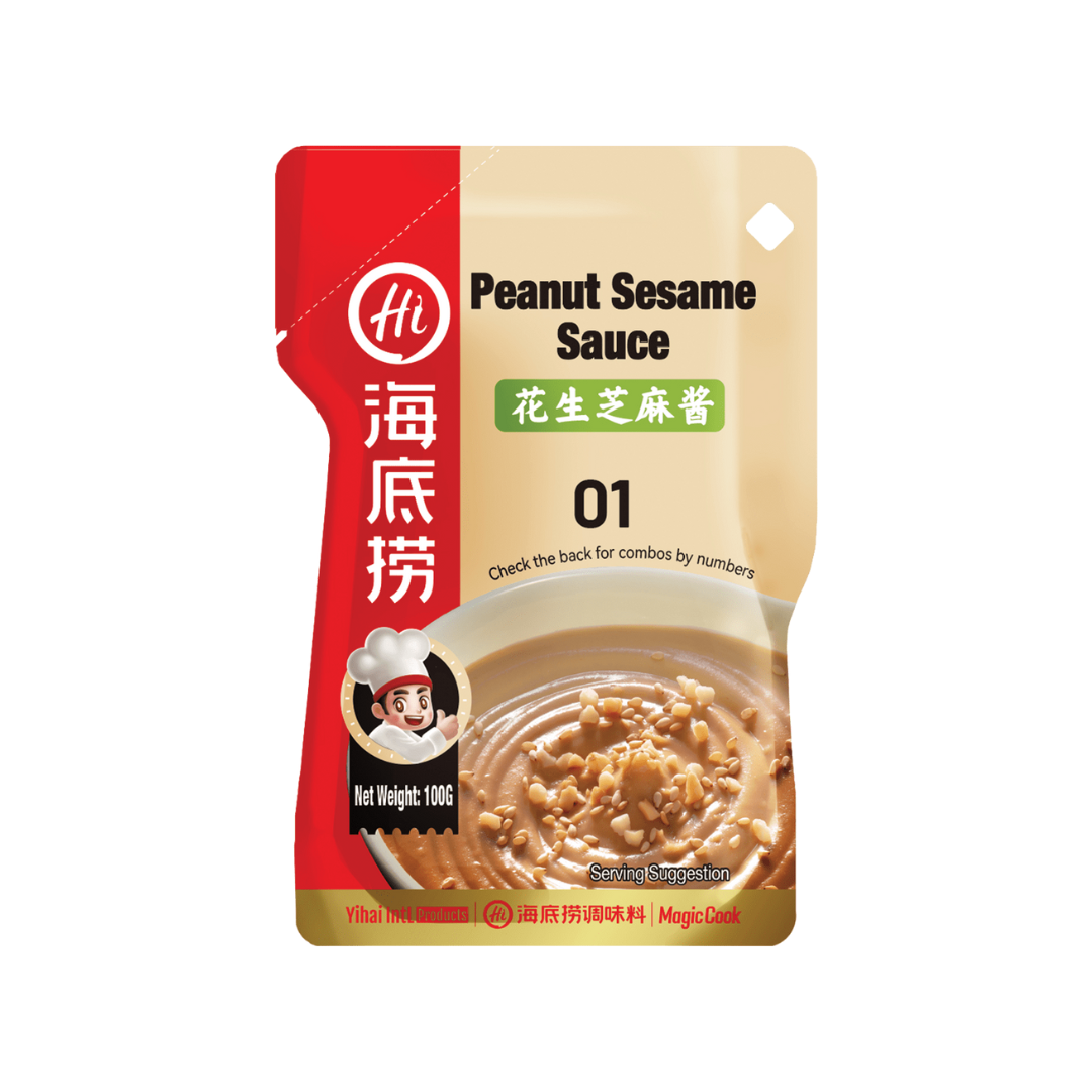 Haidilao Pinda-Sesam Saus (100g) – Romige Perfectie voor Hotpot - DeHotPotShop