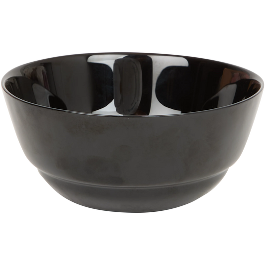 Opaalglas Zwarte Kom – Perfect voor Rijst en Hotpot
