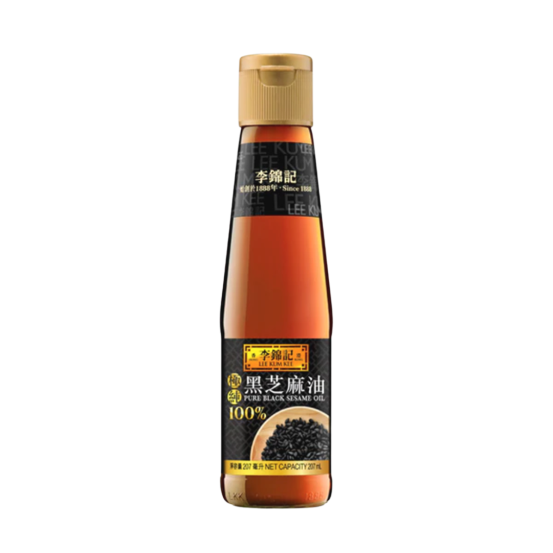 Lee Kum Kee Pure Zwarte Sesamolie (207ml) – Intens Aroma, Authentieke Smaak - DeHotPotShop