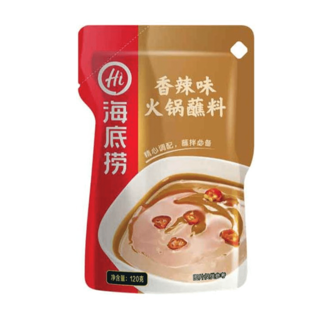 Haidilao Spicy Hotpot Dipsaus (120g) – Vurig en Smaakvol - De Hotpotshop