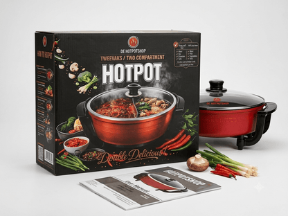 Premium Tweevaks Hotpot Pan - De Hotpotshop